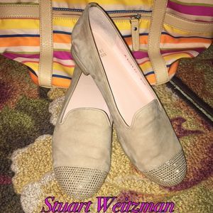 Stuart Weitzman Studded Flats Sz 6.5